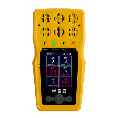 BTQ-YA-C100FT 휴대용 가스 검출기 CO O2 H2S LEL 휴대용 다중 가스 분석기