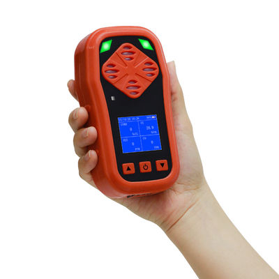 휴대용 가스 모니터 알람 다중 LEL 연료 O2 CO H2S 4 In 1 가스 감지기
