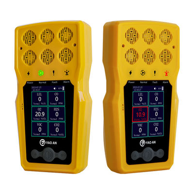 산소 O2 탄소 일산화탄소 CO 수소 황화수 H2S 및 연료 LEL 가스 탐지기를 위해 Yaoan의 가스 모니터