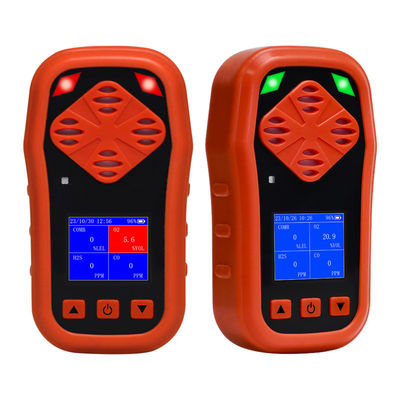 OEM 개인 레이블 가스 분석기 4 인 1 휴대용 모니터 EX O2 H2S CO Alarm