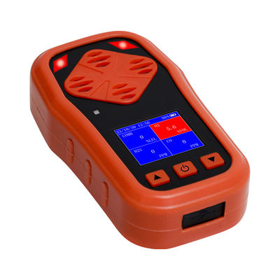 YAOAN CDX4 4 in 1 휴대용 멀티 가스 탐지기 O2 / CO / H2S / EX 가스 탐지기 LCD 화면